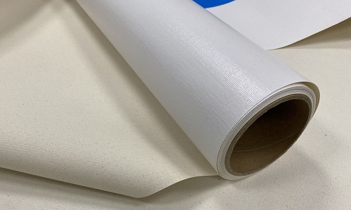 glossy cotton canvas
