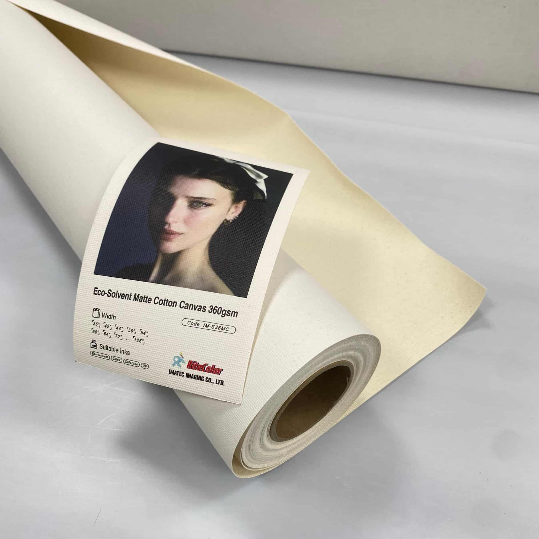High-quality solvent cotton canvas rolls