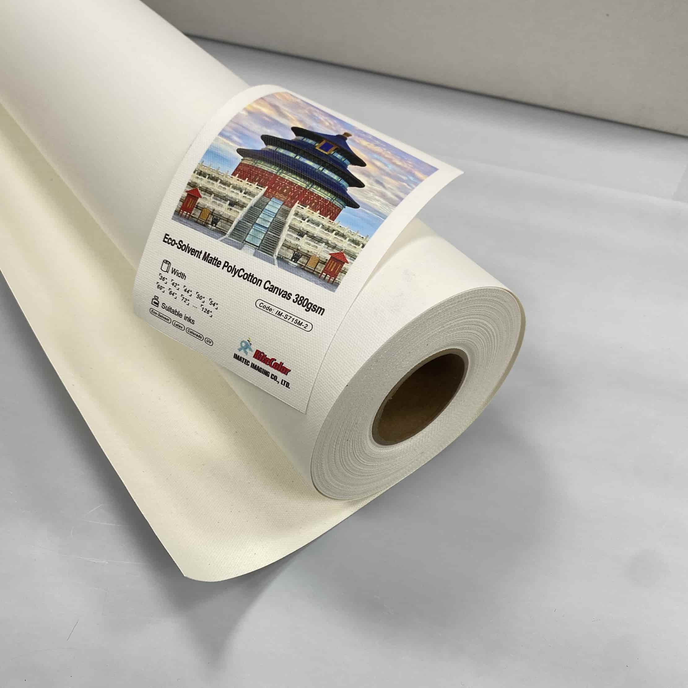 Durable latex canvas for art
