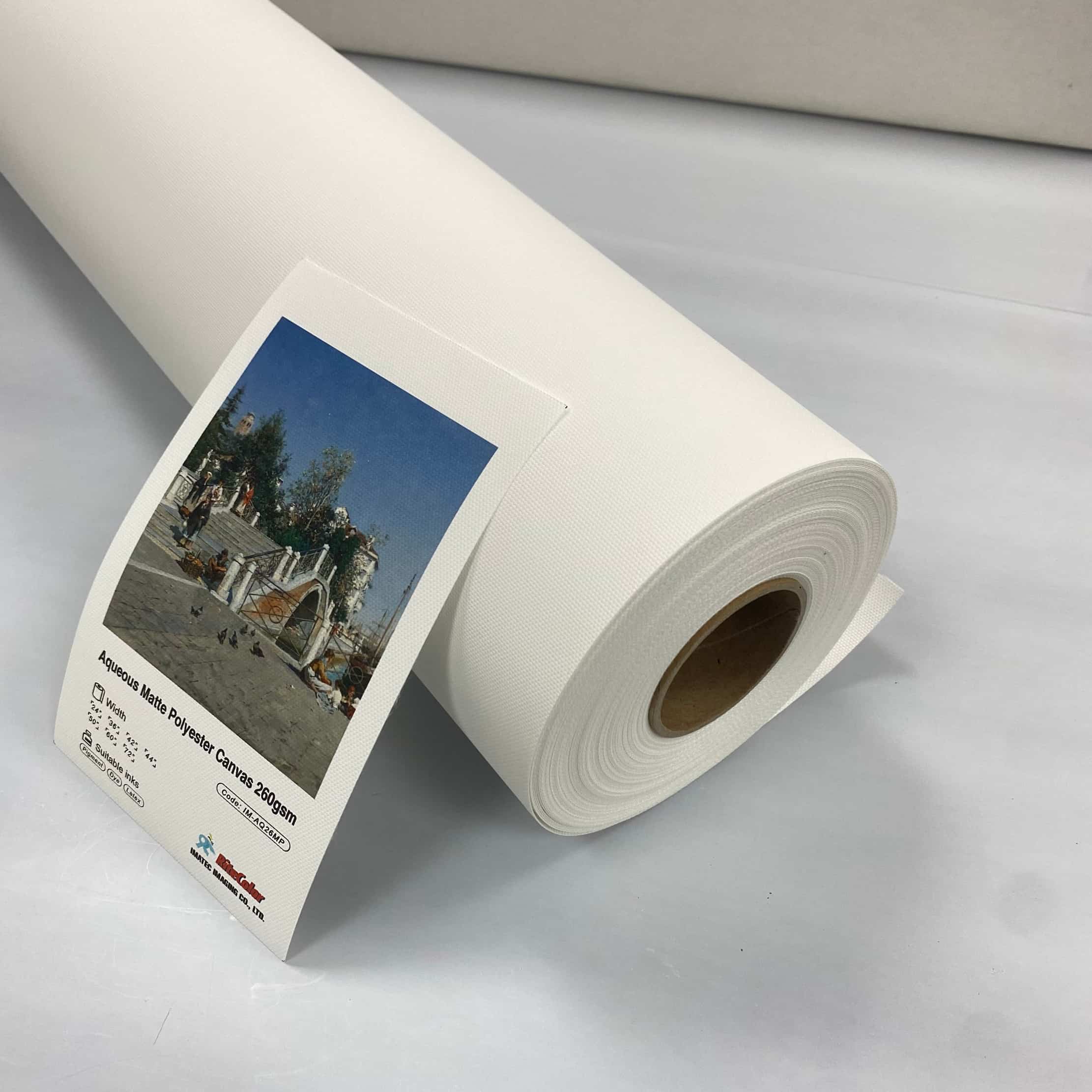 Durable canvas for archival prints